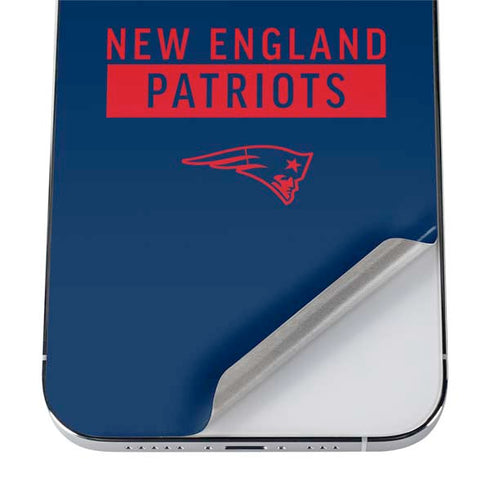 NFL New England Patriots Blue Performance Series iPhone 12 Pro Max Skin
